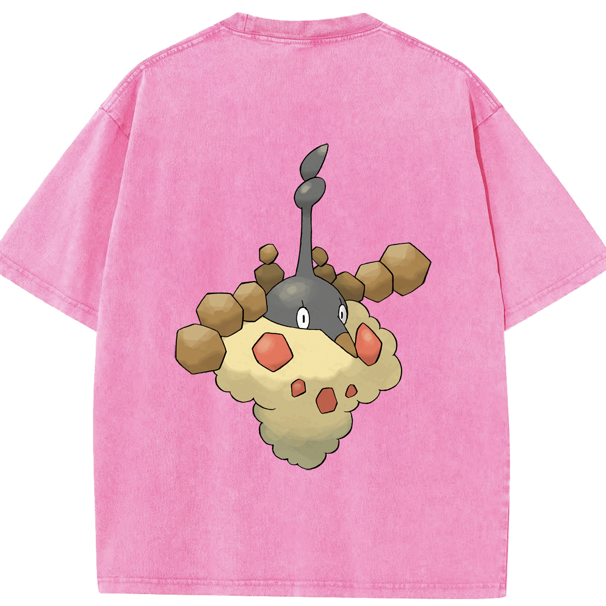 （画像用） ポケットモンスター Pokémon 綿100% ヴィンテージ風 半袖Tシャツ（背面プリント）
